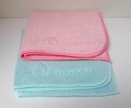 Tupperware™ « Multidoekjes Eco » roze en groen, Huis en Inrichting, Schoonmaakartikelen, Raamwisser of Trekker, Verzenden