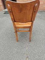 vintage stoelen jaren 60, Ophalen, Gebruikt, Bruin, Vintage