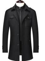 Nieuwe aangekocht niet gedragen  woolguard winterjas  wolmix, Kleding | Heren, Ophalen, Zwart, Peaky blinders, Maat 56/58 (XL)