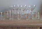Lot de 19 verres/ Set van 19 glazen, Zo goed als nieuw