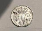 Nederland 25 cent 1825 B zilver, Postzegels en Munten, Ophalen of Verzenden, 25 cent, Zilver