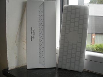 Clavier sans fil Azerty/Qwerty Apple avec Touch ID Blanc Réc beschikbaar voor biedingen