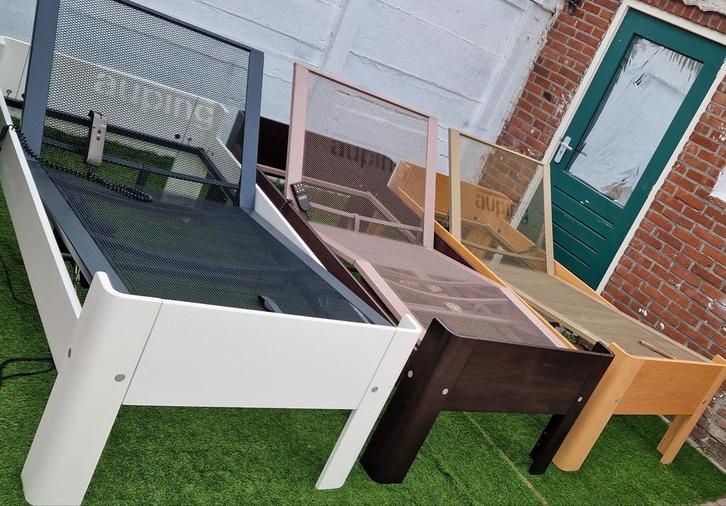 Auping Auronde Elektrisch Bedden 90x200cm 48cm hoog, Huis en Inrichting, Slaapkamer | Beddengoed, Zo goed als nieuw, Ophalen of Verzenden