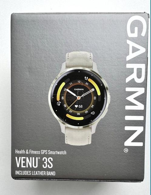 Garmin VENU 3S 41 mm, Bijoux, Sacs & Beauté, Montres connectées, Comme neuf, Android, Blanc, Distance, Bandage calorique, État