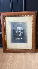 Ancien cadre état parfait + photo de famille (avant 1940), Antiquités & Art, Enlèvement ou Envoi