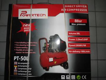 Luchtcompressor nieuw in verzegelde doos. 50 liter., Enlèvement ou Envoi, Neuf