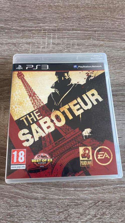 The Saboteur, PS3, Games en Spelcomputers, Games | Sony PlayStation 3, Zo goed als nieuw, Overige genres, 1 speler, Vanaf 18 jaar