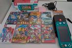 Nintendo switch lite + 8 games + accesoires, Games en Spelcomputers, Spelcomputers | Nintendo Switch Lite, Ophalen, Turquoise