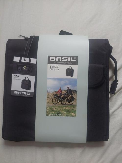 Basil mira shopper fietstas, Fietsen en Brommers, Fietsaccessoires | Fietsmanden, Nieuw, Overige typen, Ophalen of Verzenden
