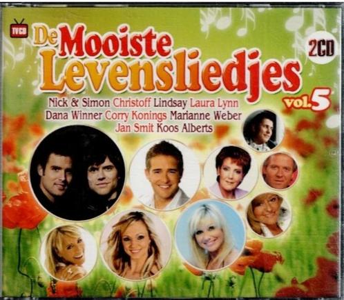 2 x CD    -   De Mooiste Levensliedjes Vol. 5, CD & DVD, CD | Autres CD, Enlèvement ou Envoi