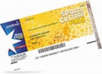 Chèque Sport et Culture PAPIER beschikbaar voor biedingen