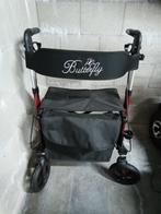 Nieuwe rollator rood, Ophalen