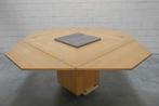 Uitklapbare design eettafel, Huis en Inrichting, Ophalen, Eikenhout, Zo goed als nieuw, Vijf personen of meer
