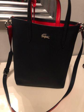 Lacoste Sac Reversible Ana vertical en cuir