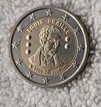2 euro herdenkingsmunt 2009 belgië louis braille, Postzegels en Munten, Ophalen of Verzenden, België, 2 euro, Losse munt