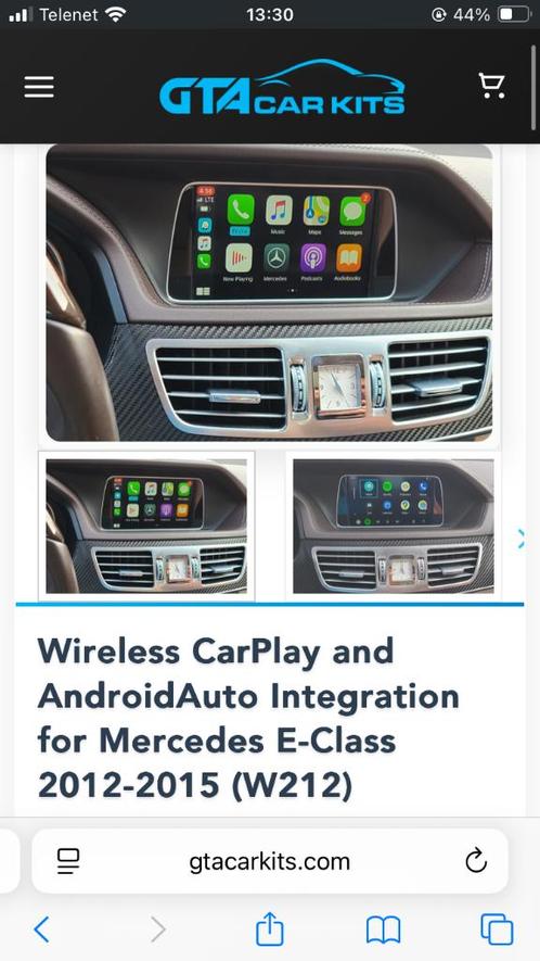 CarPlay/android auto Mercedes ntg 4.5/4.7, Auto diversen, Auto-accessoires, Ophalen of Verzenden