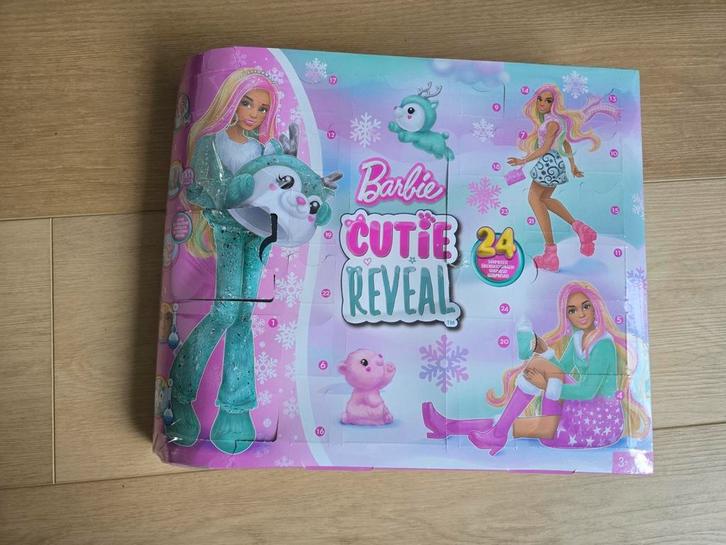 Barbie cutie reveal adventskalender, Kinderen en Baby's, Speelgoed | Actiefiguren, Nieuw, Ophalen of Verzenden