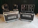 Moving heads (4x) Briteq BT575-S incl. flightcase, Ophalen, Gebruikt