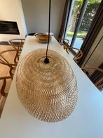 Bamboe geweven hanglamp 80 cm x 55 cm, Ophalen, Bamboe geweven, Nieuw, Minder dan 50 cm