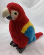 Living Nature Ara Rood Papegaai Pluche 23cm Vogel knuffel, Kinderen en Baby's, Speelgoed | Knuffels en Pluche, Verzenden, Zo goed als nieuw