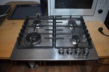 inbouw aardgas kookplaat 4 pits fornuis keuken € 69,- beschikbaar voor biedingen