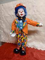 Porseleine clown 48 cm hoog nieuwe staat enkel ophalen, Ophalen of Verzenden