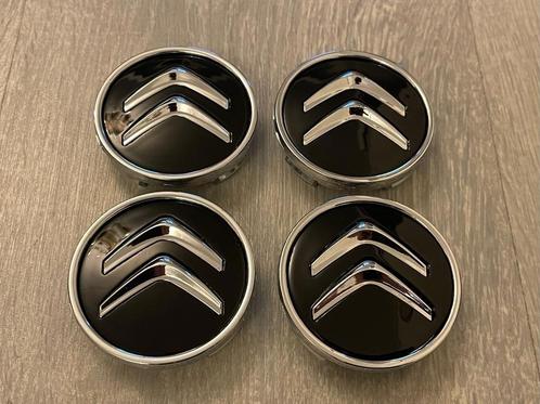 Citroen Zwarte Naafdoppen/Naafkappen 60mm GRATIS LEVERING, Auto diversen, Wieldoppen, Nieuw, Verzenden