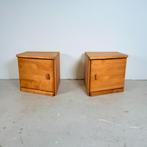 Massief beukenhouten nachtkastjes, Gebruikt, Minder dan 45 cm, Ophalen of Verzenden, Minder dan 55 cm