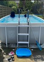 Intex Prism Frame Pool 488x244x107 cm + Zandfilterpomp, Tuin en Terras, Ophalen, Zo goed als nieuw