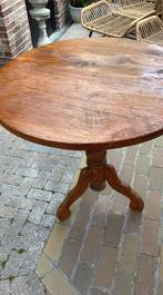 Houten ronde tafel Livingfurn, Huis en Inrichting, Tafels | Bijzettafels, Ophalen, Gebruikt, Rond, Oud