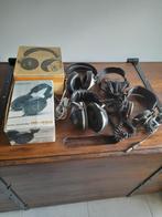 Lot de 6 casques audio vintage, Audio, Tv en Foto, Hoofdtelefoons, Zo goed als nieuw, Ophalen