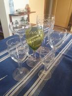 Service de 69 verres en cristal taillé motif épis de blé, Enlèvement