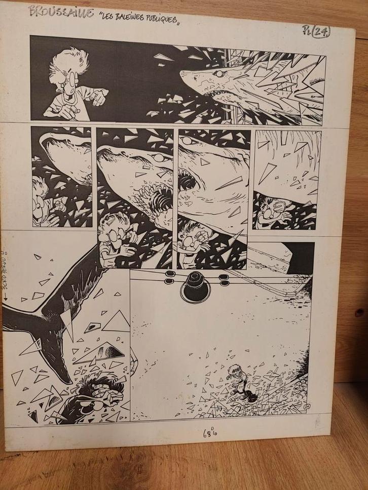 Reproduction planche à dessin Broussaille, Antiquités & Art, Art | Eaux-fortes & Gravures, Enlèvement ou Envoi