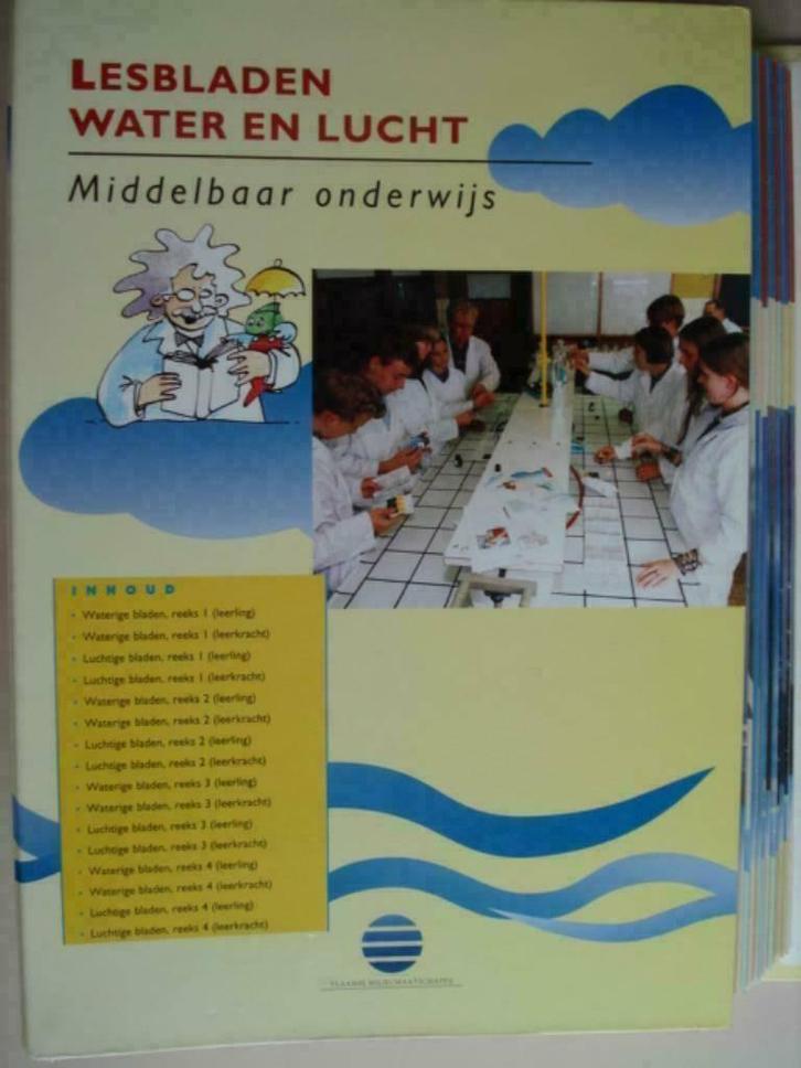 5. Lesbladen water en lucht middelbaar onderwijs VMM Vlaams, Boeken, Schoolboeken, Zo goed als nieuw, Biologie, ASO, Verzenden