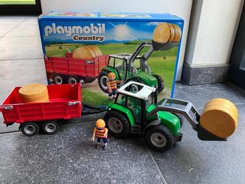 Playmobil country tractor met aanhangwagen  beschikbaar voor biedingen