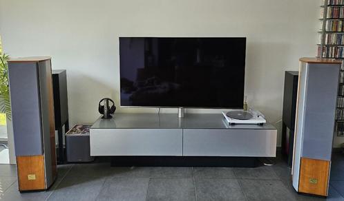 Vloerstaander Cabasse Iriose II, Audio, Tv en Foto, Luidsprekerboxen, Gebruikt, Front, Rear of Stereo speakers, 120 watt of meer