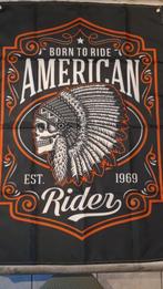 LOT 10 vintage motorcycle banners USA, Ophalen of Verzenden