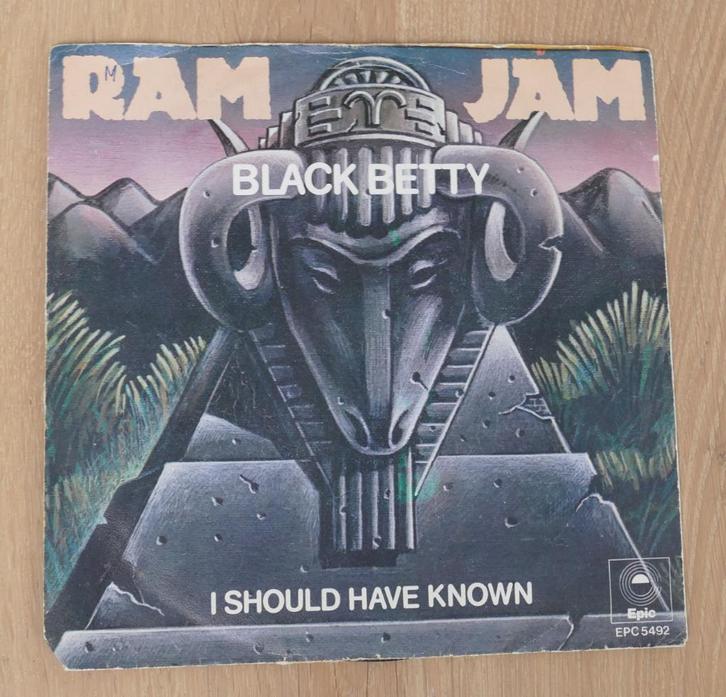 7"  Ram Jam ‎– Black Betty, Cd's en Dvd's, Vinyl Singles, Gebruikt, Single, Rock en Metal, 7 inch, Ophalen of Verzenden