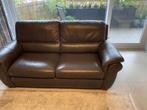 Salon Chateaux d Ax salon bruin chic leer relax + slaapzetel, Huis en Inrichting, Ophalen, Zo goed als nieuw, Leer, TIJDLOOS CHIC