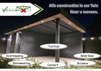 Constructie, Tuinhuis, Overkapping, glazen schuifwanden, Dieren en Toebehoren