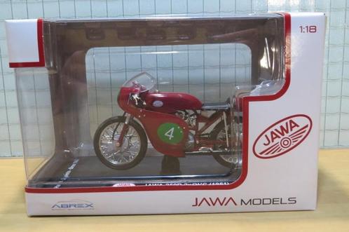 Gustav Havel Jawa 250 2x ohc 1961 1:18 Abrex, Hobby en Vrije tijd, Modelauto's | 1:18, Nieuw, Motor, Overige merken, Ophalen of Verzenden