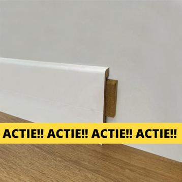 MDF plinten | plint | plinten | hout | plinten wit | wit, 200 à 250 cm, Enlèvement, Plinthes, Neuf