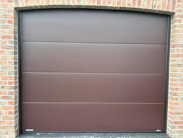 Porte de garage sectionnelle, 160 cm ou plus, 160 cm ou plus, Comme neuf, Enlèvement