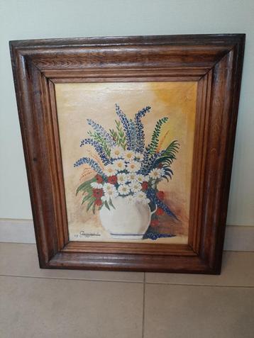 Schilderij bloemen. beschikbaar voor biedingen