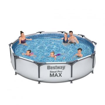Bestway zwembad met zandfilter + extra's, Tuin en Terras, Zwembaden, Ophalen, Gebruikt, 80 tot 120 cm, Rond