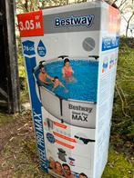 Opzetzwembad 3m x 0,76 Bestway steel pro + filterpomp, Jardin & Terrasse, Piscines, Enlèvement, Piscines hors sol