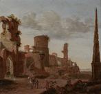 Emanuel Murant - Landschap met een obelisk en enkele figuren, Antiek en Kunst, Ophalen of Verzenden