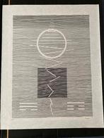 Rare litho de Michel Seuphor, papier japonais nacré (2), Enlèvement