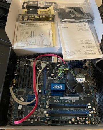 MB Abit IP35-E + CPU Intel Core2 Q6600 + Memoire 2GB
