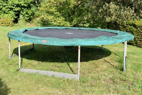 Trampoline BERG Champion 380 + veiligheidsnet + ladder, Kinderen en Baby's, Speelgoed | Buiten | Trampolines, Gebruikt, Ophalen